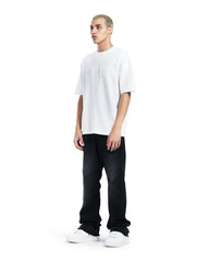 Time To Start Embossed Oversized Tee