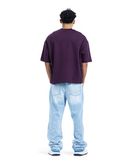 Nice Distressed Logo Oversized Tee
