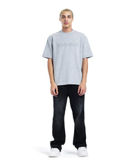 Time To Start Embossed Oversized Tee