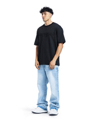 Sense Minimal Embossed Logo Oversized Tee