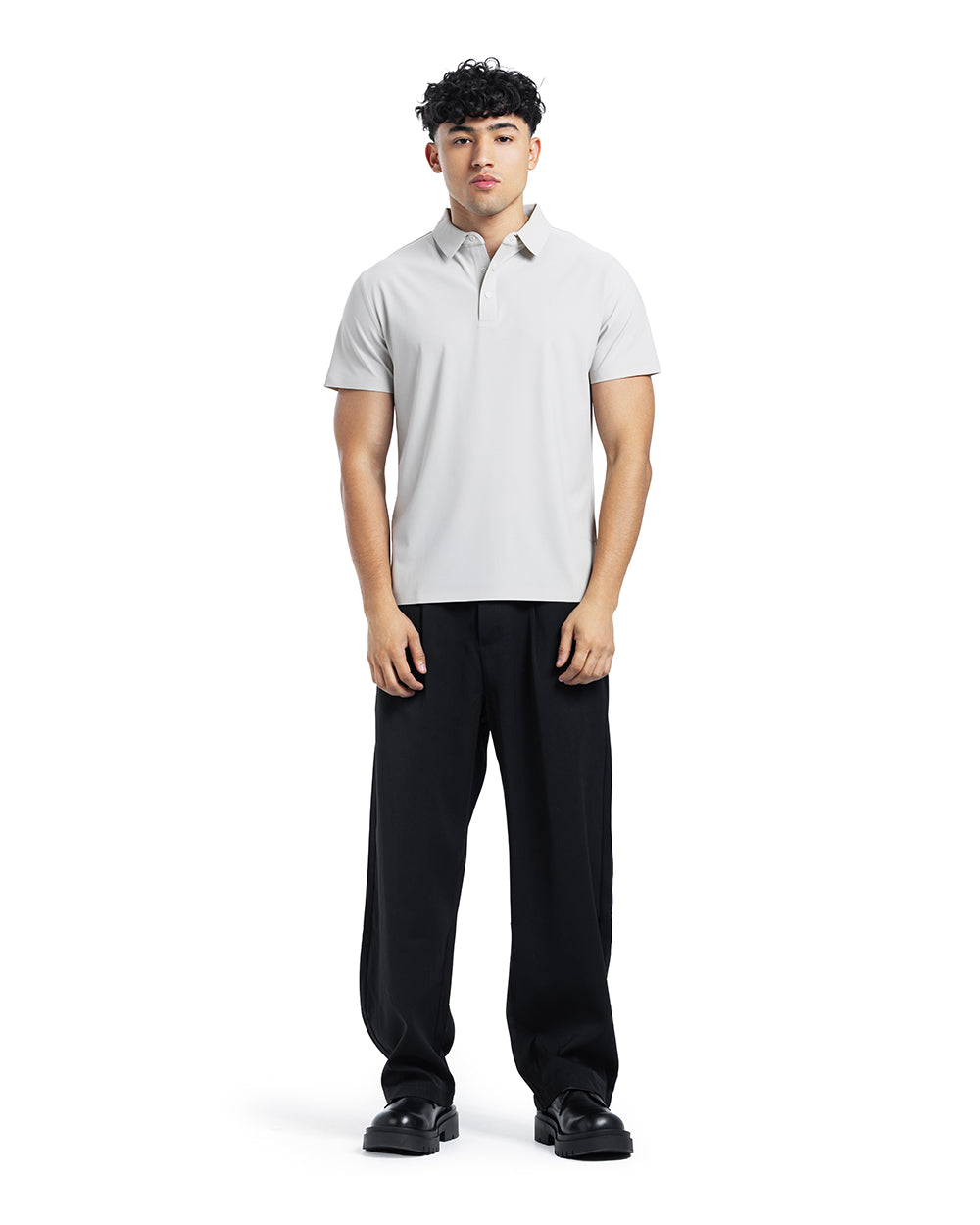 Linen Blend Tapered Trousers