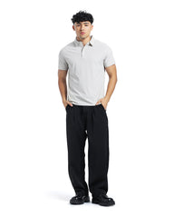 Linen Blend Tapered Trousers
