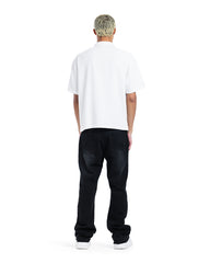 Textured Knit Polo Shirt