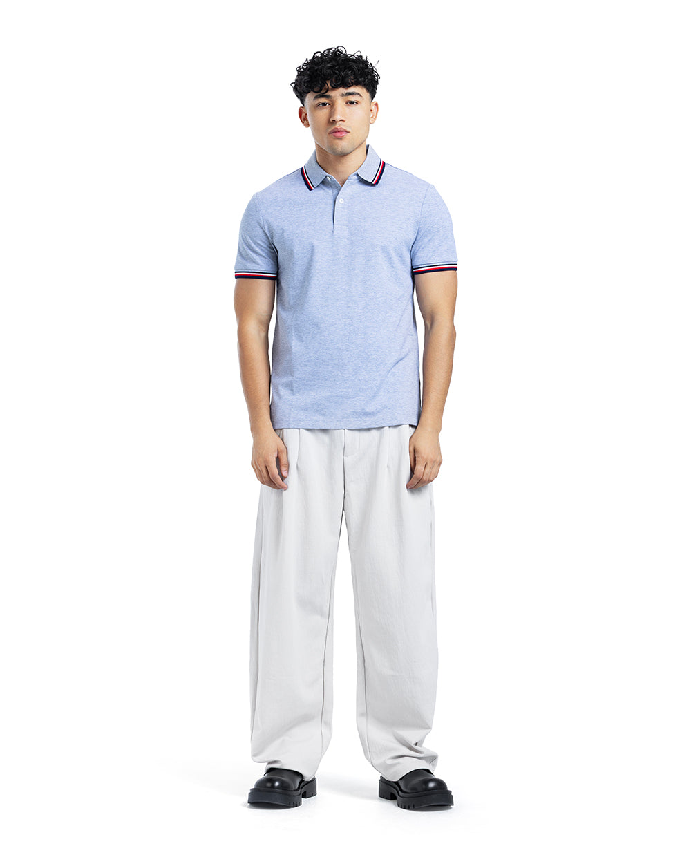 Classic Contrast-Tipped Polo Shirt