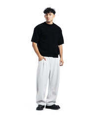 Linen Blend Tapered Trousers