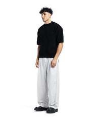 Linen Blend Tapered Trousers