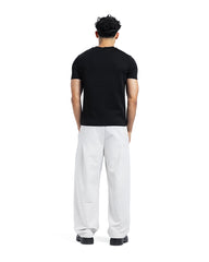 Linen Blend Tapered Trousers