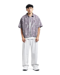 Distressed Print Short Sleeve Shirt