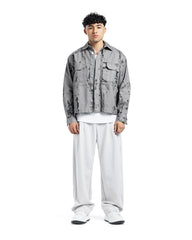 Vintage Wash Utility Overshirt