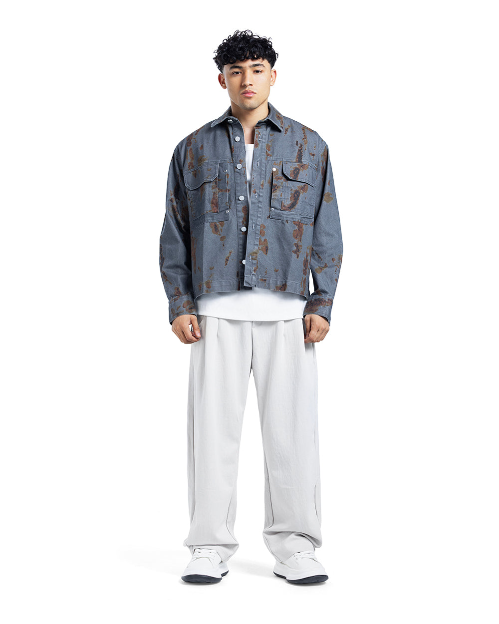 Vintage Wash Utility Overshirt