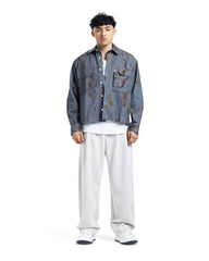 Vintage Wash Utility Overshirt