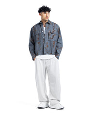 Vintage Wash Utility Overshirt