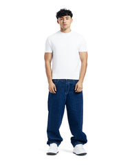 Classic Slim Fit Washed Jeans
