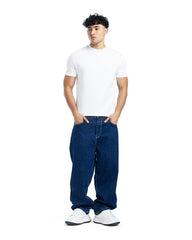 Classic Slim Fit Washed Jeans