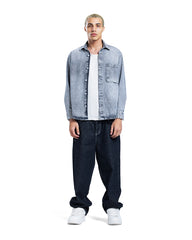Acid Wash Denim Overshirt