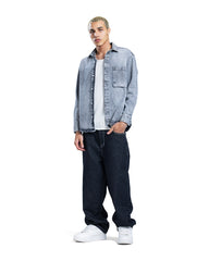 Acid Wash Denim Overshirt