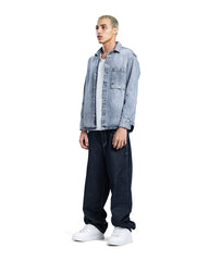 Acid Wash Denim Overshirt