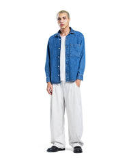 Acid Wash Denim Overshirt