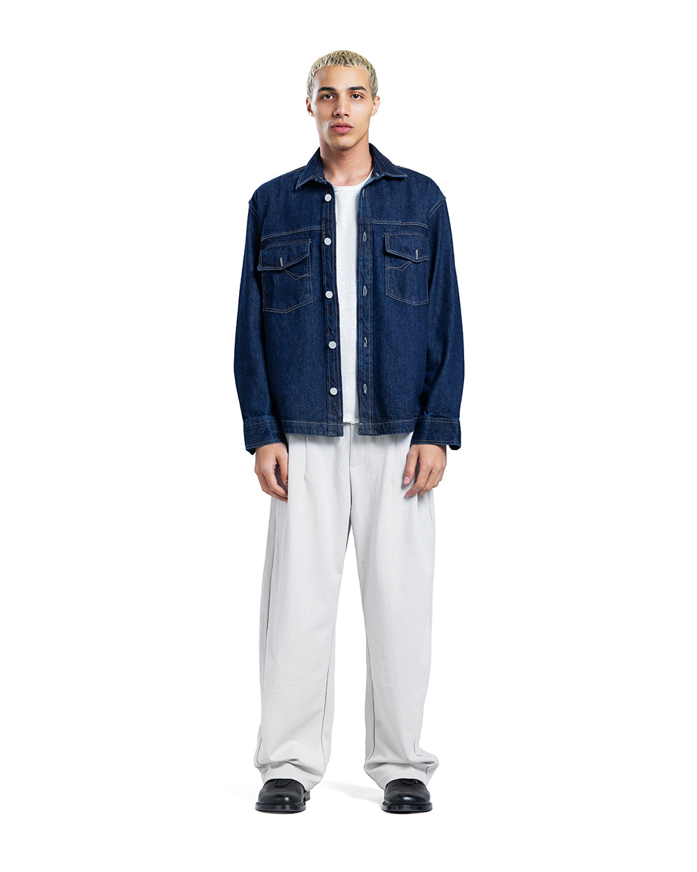 Classic Denim Overshirt Jacket