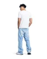 Layered Waist Vintage Wide-Leg Jeans