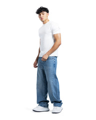 Layered Waist Vintage Wide-Leg Jeans