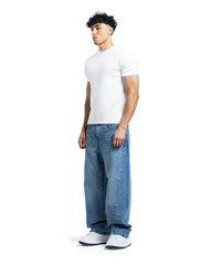 Layered Waist Vintage Wide-Leg Jeans