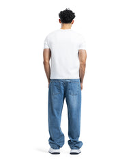 Layered Waist Vintage Wide-Leg Jeans