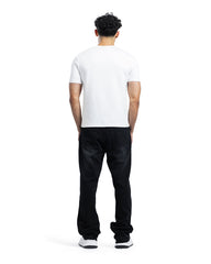 Asymmetric Waist Vintage Wide-Leg Jeans