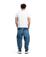 Relaxed Fit Washed Denim Jogger