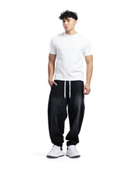 Relaxed Fit Washed Denim Jogger