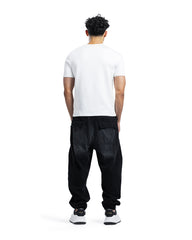 Relaxed Fit Washed Denim Jogger