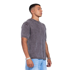 Washed Knitted T-Shirt