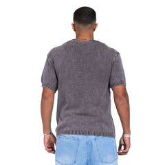 Washed Knitted T-Shirt