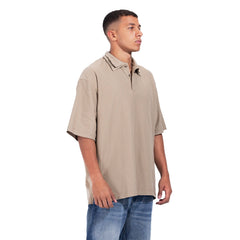 The Layered Collar Polo-T Shirt