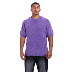 Washed Knitted T-Shirt