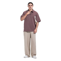 The Quarter-Zip Paneled Polo